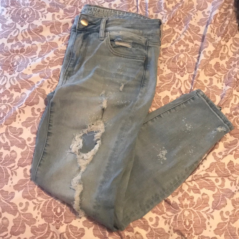 American Eagle Distressed Jeggings
